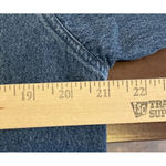 Agapo Large Denim Jean Top Jacket Embroidered Floral‎ Colorful Boho Cottage VTG Red Photo 4