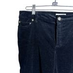 Charter Club  Pant Shop Women Sz 6 Pants Black Corduroy Straight Leg Cotton Blend Photo 3