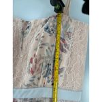 BCBGMAXAZRIA ‎ Elle Lace Floral Print Maxi Dress Sleeveless Evening Gown Photo 8