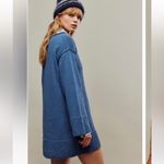 Free People  Beach Melanie Sweater Tunic in Copenhagen Blue Photo 1