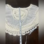 Tucker + Tate  OS Ivory Crochet Poncho - boho , festival , Photo 7