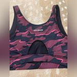 Ivy Park  pink and black camouflage sports bra women’s size medium Photo 4