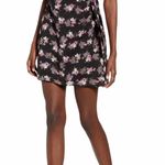 All in Favor Simone Floral Wrap Front Minidress Photo 1