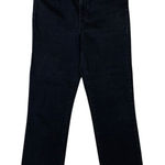William Rast  Black Denim High Rise Slim Straight Leg Jeans 26 Trendy‎ Photo 0