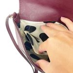 Kate Spade Maroon Leather Envelope Crossbody Bag Photo 4