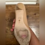 Stuart Weitzman  Nude Leather Kitten Heel Pumps – Size 8.5 Photo 5