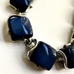 Vintage Coro blue moonglow choker necklace Photo 4