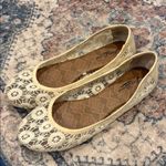 Lucky Brand  Cream Lace Ballet Flats Size 8 Photo 1