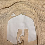 ASTR The Label Hera Crochet Knit Top Cream Womens Open Knit Cottagecore Boho S Photo 6