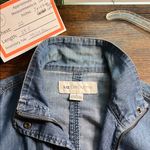 Liz Claiborne  Blue Jean Jacket Shirt Dress with Drawstring Photo 8