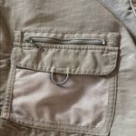 Tan Cargo Shorts with Elastic Waistband and Drawstring Size 10 Photo 2