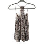 Cami NYC Anthropologie  Cleo Snake Print Racerback Silk Cami S Mobwife Photo 3
