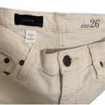 DKNY J.Crew Off-White Denim Shorts – Raw-Cuffed, Size 26 Photo 2