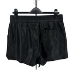n:philanthropy  Maura Black Faux Leather Drawstring Shorts size XL NWT Photo 7