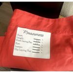 J.Crew  Knee Length Pencil Cotton Stretch Skirt Back Zip Slit 12 Coral Orange Photo 7