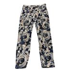 Spanx Jeanish Ankle Leggings Skinny Jeans Floral Design Size Medium Photo 2