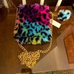 CUTE FUZZY CROSSBODY BAG Blue Photo 0