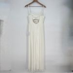 Lulus Glorious Elegance White Pleated Sleeveless Lace Photo 9