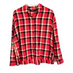 Madewell  Flannel Westlake Shirt in Newfield Plaid Red Size Small S EUC I2375 Photo 1