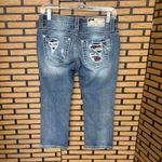Miss Me American Flag Denim Capri Size 27 Blue Photo 1