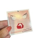 Badgley Mischka Black Original Artwork French Terry Face Logo Jogger Women Sz XL Photo 8