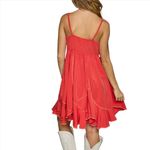 POL  Women's Burnt Orange Embroidered Sleeveless Mini Dress Size Medium NWOT Photo 2