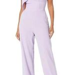 Dress the Population Tiffany One-Shoulder Jumpsuit in Wisteria Size Medium Photo 1