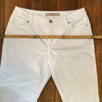 Burberry Women’s  Brit Relaxed fit mid rise white denim jeans size 28 Photo 7