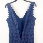 Lilly Pulitzer  Reeve Sailboat Navy Crochet V-Neck Sleeveless Dress, Size 4 Photo 7