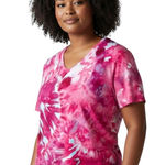 Ralph Lauren XL Top Handmade Tie Dye Pink Blue Spiral Festival Boho Artsy 1754 Photo 0