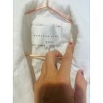 Endless Rose  White Linen Oversized Fit Sleeveless Shoulder Pad Vest Size Small Photo 6