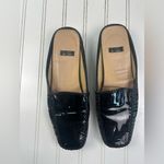 Stuart Weitzman Black Patent Leather Loafers Size 9 Photo 4
