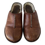 UGG  Australia Kohala Mule Brown Leather Shearling Slip size 9 Photo 0