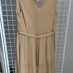Torrid NWT Gold Sparkle Dress With Pockets And Tie Photo 1