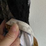 Anthropologie  Cloth & Stone Black White Gingham Buffalo Check Fringed Dress 14P Photo 8