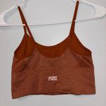 PINK - Victoria's Secret  Burnt Orange Sports Bra Photo 1