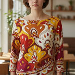 J. McLaughlin Catalina cloth knit top sz Large Photo 0