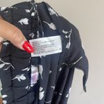 Xhilaration NWT  Floral Black and White Women's Flare Pants Size L Photo 10