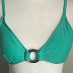 No Boundaries  Pale Teal Green Bikini Top with Ring Detail Photo 6