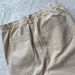 Madewell  Emmett Wide-Leg Pants Women's Tan Cropped Pants Photo 2
