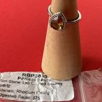 Bomb Party RBP3880 “Perfect Taste” LC Smokey Quartz on Rhodium Size 7 Ring NWT Photo 3