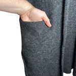 Aritzia Wilfred Long Line Open Front Sweater Cardigan Wool/Mohair Sz XS Dunkirk Gray Photo 4