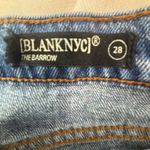 BLANK NYC  The Barrow 28 Blue Distressed Raw Hem Jean Shorts Photo 7