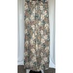 Lita by Ciara Wide Leg Animal Print Floral Pants 100% Viscose Size Medium Photo 3