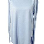 We The Free Light Blue Thermal Top Side Slit Long Sleeve Tee Size Small Photo 6