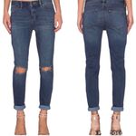 Free People NWT Busted Knee Low Rise Skinny Jean Josie Medium Wash Size 26 Photo 1
