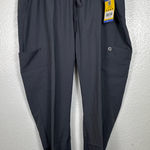 WonderWink  Women's Gray Cargo Scrub Pants in Size 1X Petite Photo 0