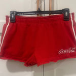 Forever 21 Coca-Cola  Women's Red Embroidered Logo Active Running Shorts Small Photo 0