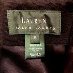 Ralph Lauren Military Faux Fur Lapel Double Breasted Black Wool Riding Coat Sz 6 Photo 6