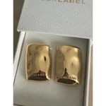 Gold JLUXLABEL Logo Earrings Photo 4